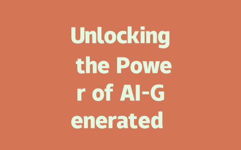 Unlocking the Power of AI-Generated Content: Trends and Innovations