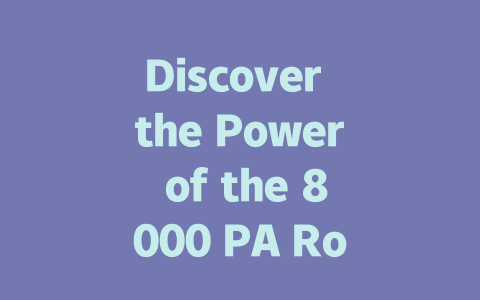 Discover the Power of the 8000 PA Robot Vacuum for Ultimate Cleaning!
