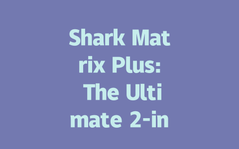 Shark Matrix Plus: The Ultimate 2-in-1 Robot Vacuum and Mop Solution