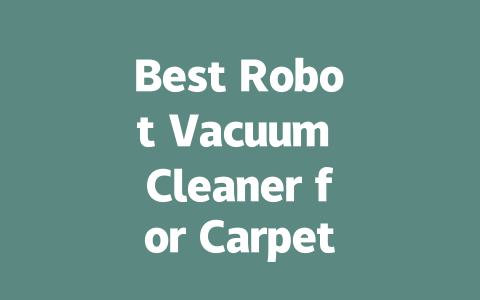 Best Robot Vacuum Cleaner for Carpet and Pets in the UK 2024