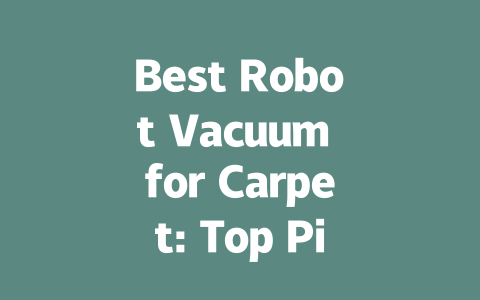 Best Robot Vacuum for Carpet: Top Picks for a Deep Clean in 2024